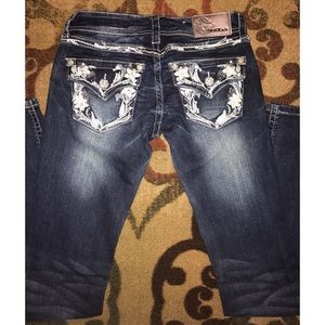 Grace in LA boot-cut dark wash denim